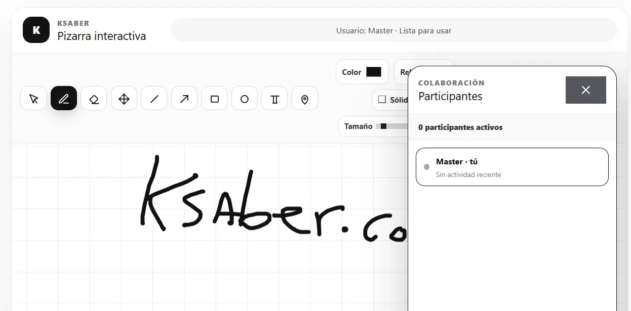 Pizarra online compartida 100% gratis